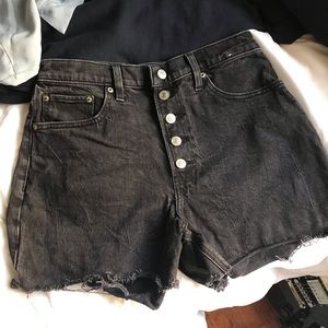 Abercrombie black high waisted jeans